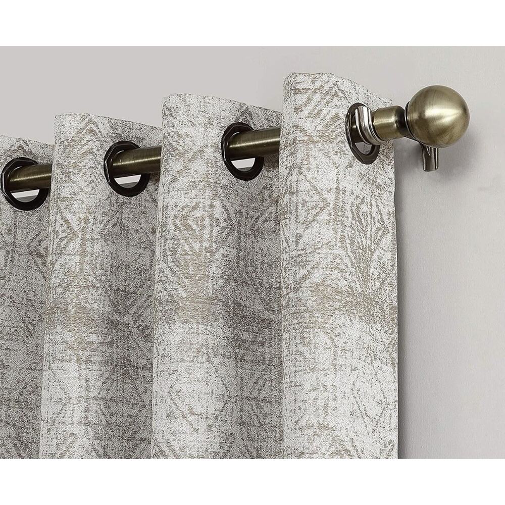 Sun Zero Grommet Room Darkening Curtain 50x84 One Panel Energy Efficient